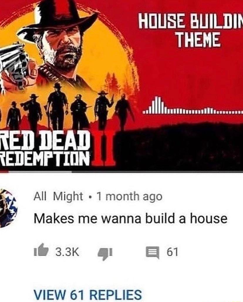 All Might 1 month ago Makes me wanna build a house 33k g el VIEW 61 REPLIES