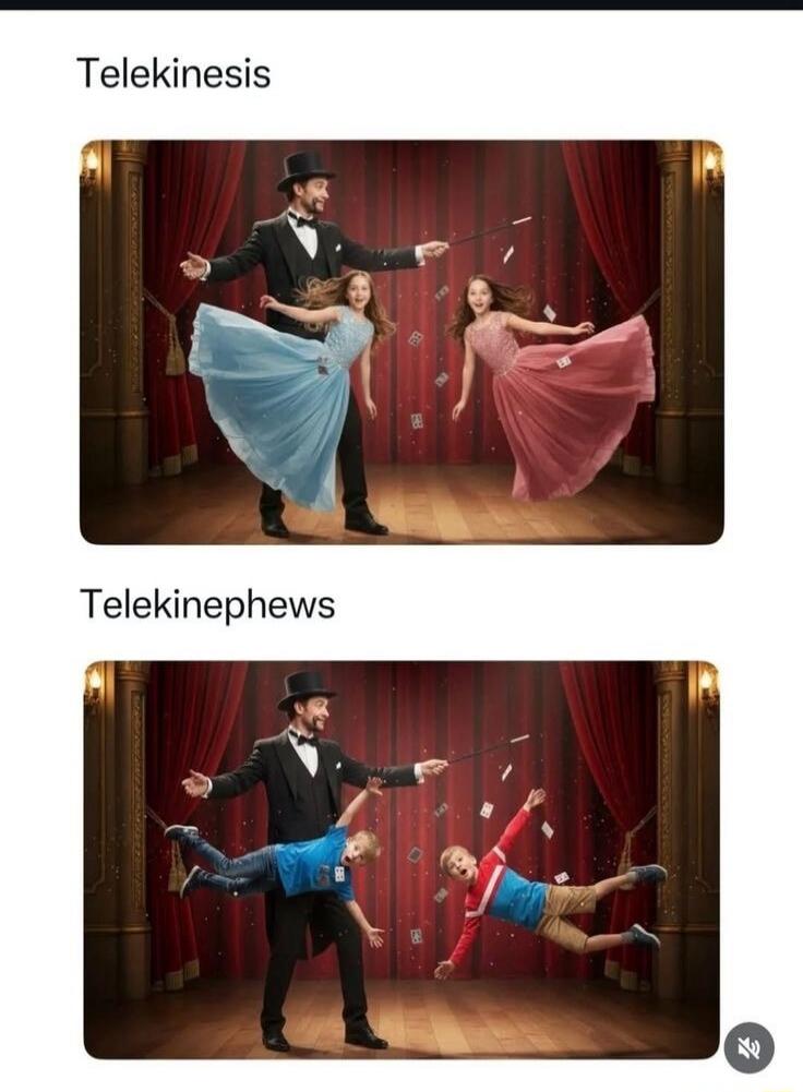 Telekinesis
Telekinephews