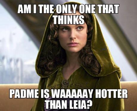 THINKS AM THE mmnr PAOME IS WAAARAY HOTTER THAN LEIA