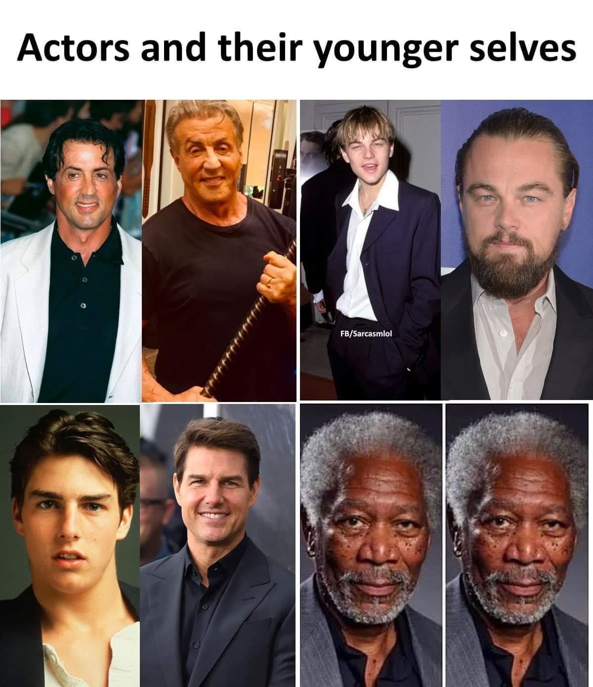 Actors and their younger selves