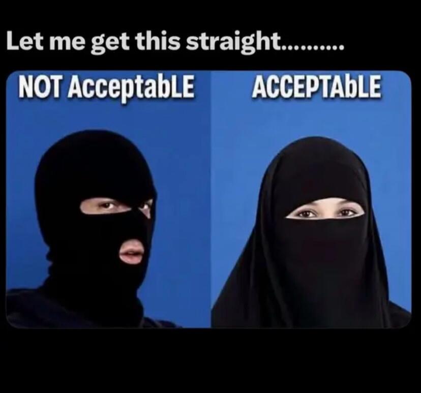 Let me get this straight......... NOT Acceptable ACCEPTABLE