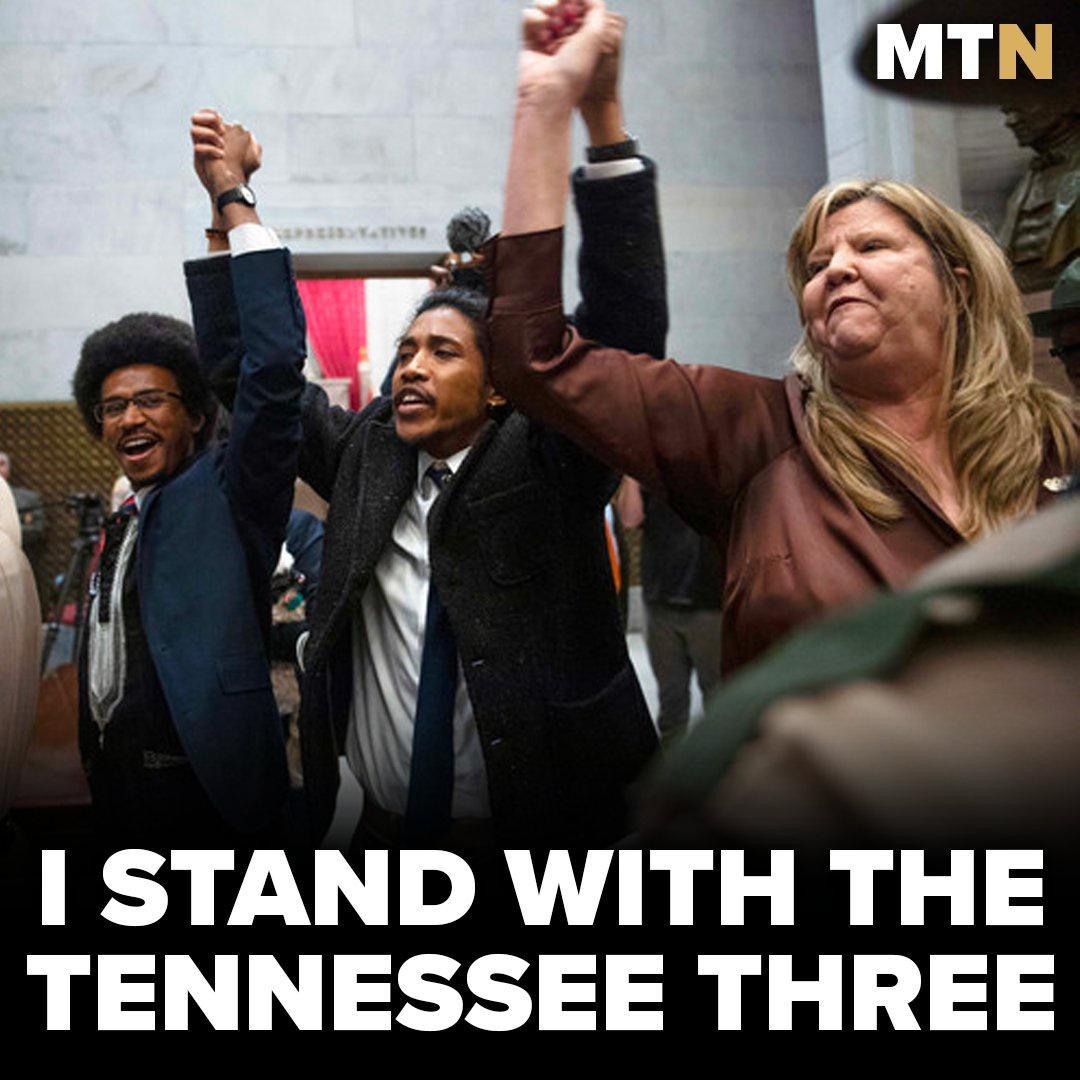 W g L 1 STAND WITH THE TENNESSEE THREE