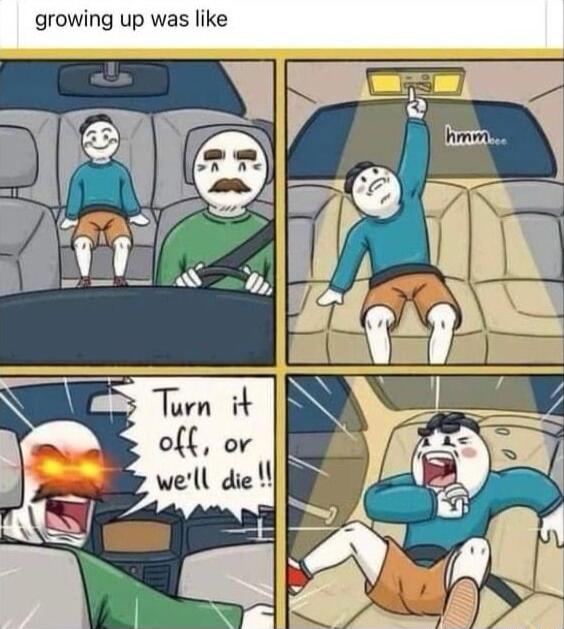 growing up was like