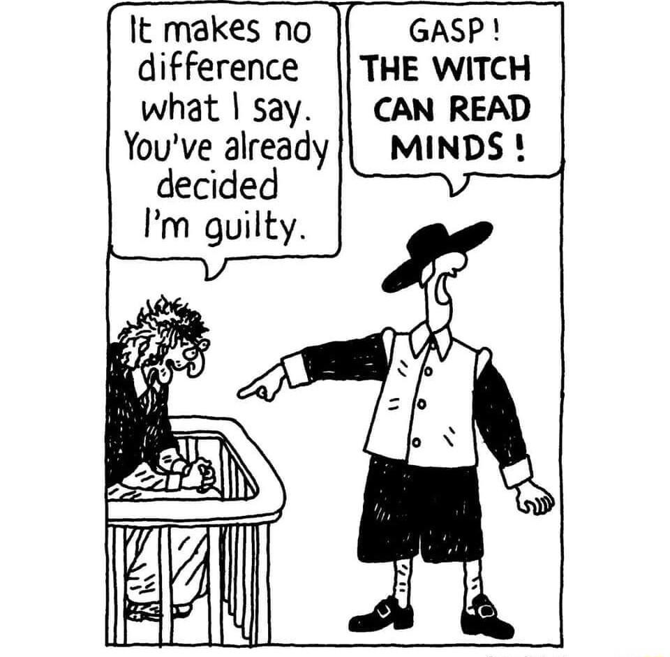 1t makes no GASP difference THE WITCH what say CAN READ Youve already decided