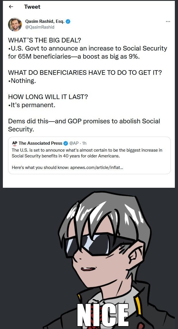 WHATS THE BIG DEAL US Govt to announce an increase to Social Security for 65M beneficiariesa boost as big as 9 WHAT DO BENEFICIARIES HAVE TO DO TO GET IT Nothing HOW LONG WILL IT LAST Its permanent Dems did thisand GOP promises to abolish Social Security 2P The Associated Press The Us i set to announce whats lmost certain to be the biggest inorease in Social Security benefits i 40 years for older 