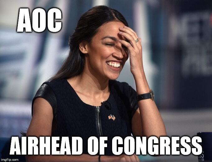 AOC AIRHEAD OF CONGRESS