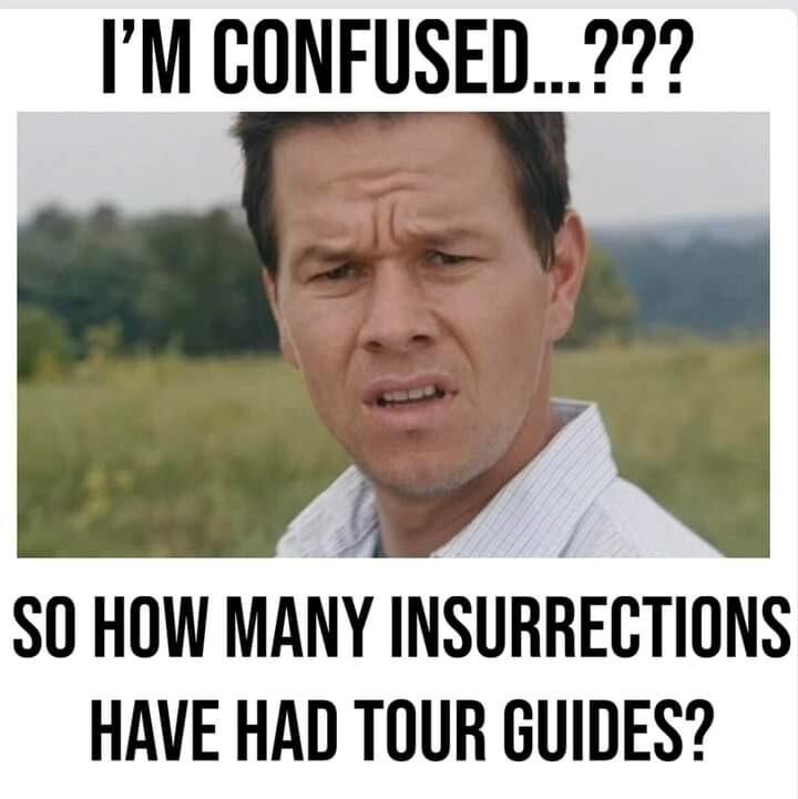IM CONFUSED S0 HOW MANY INSURHEETIDNS HAVE HAD TOUR GUIDES