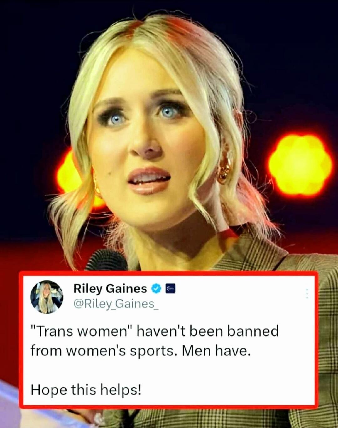 Riley Gaines @Riley_Gaines_ 