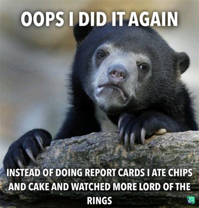 AND CAKE AND WATCHED MORE LORD OF THE RINGS T