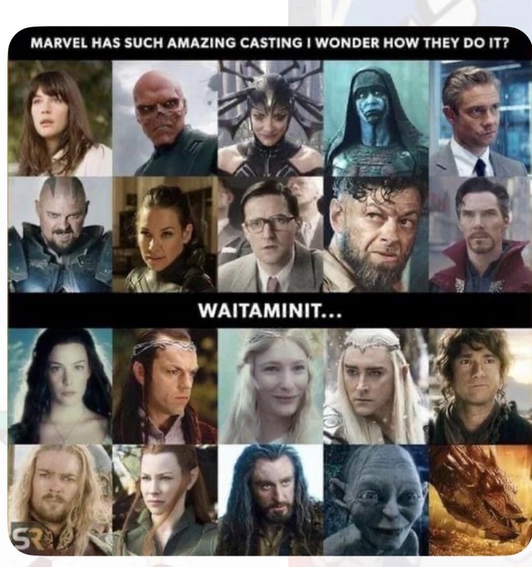MARVEL HAS SUCH AMAZING CASTING I WONDER HOW THEY DO IT? WAITAMININIT...