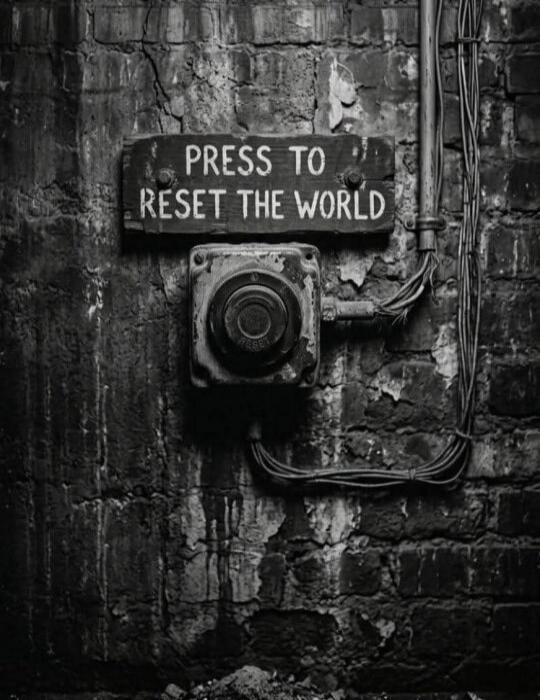 PRESS TO RESET THE WORLD