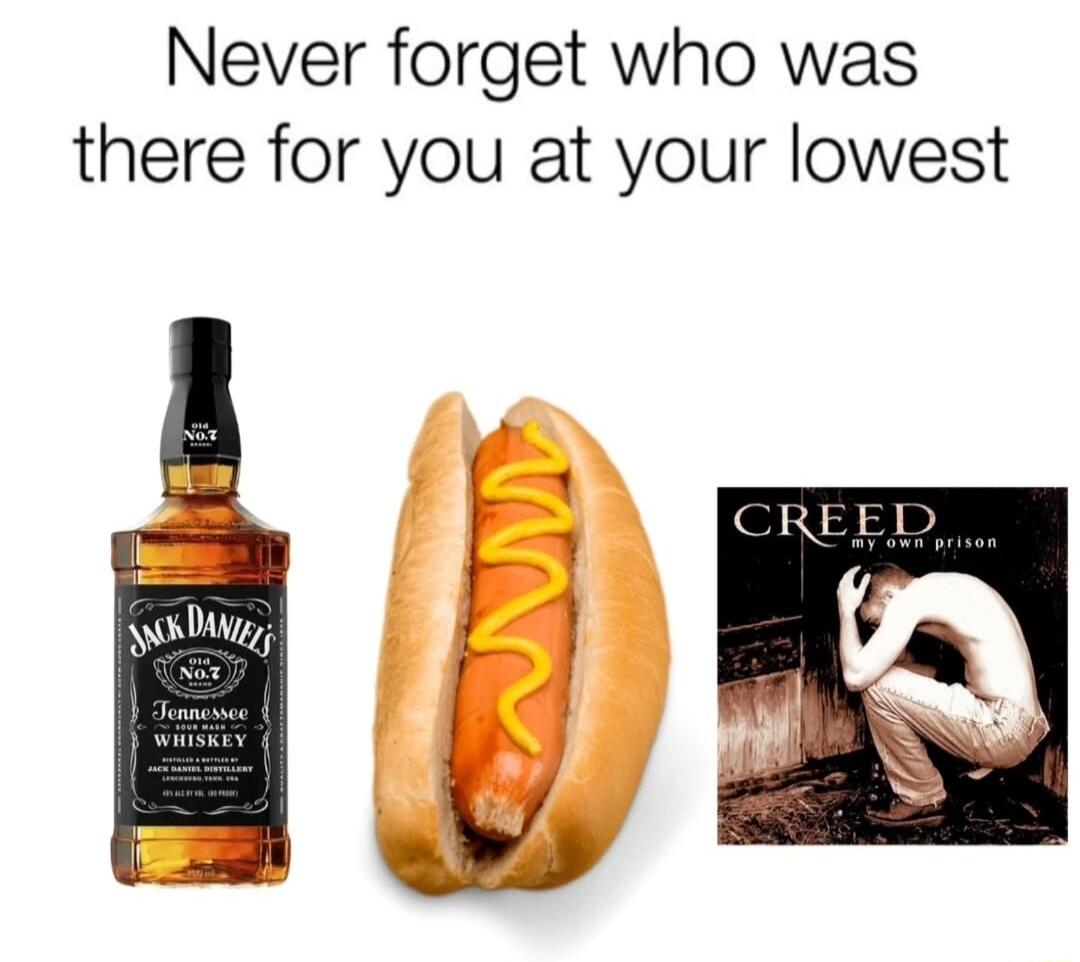 Never forget who was there for you at your lowest