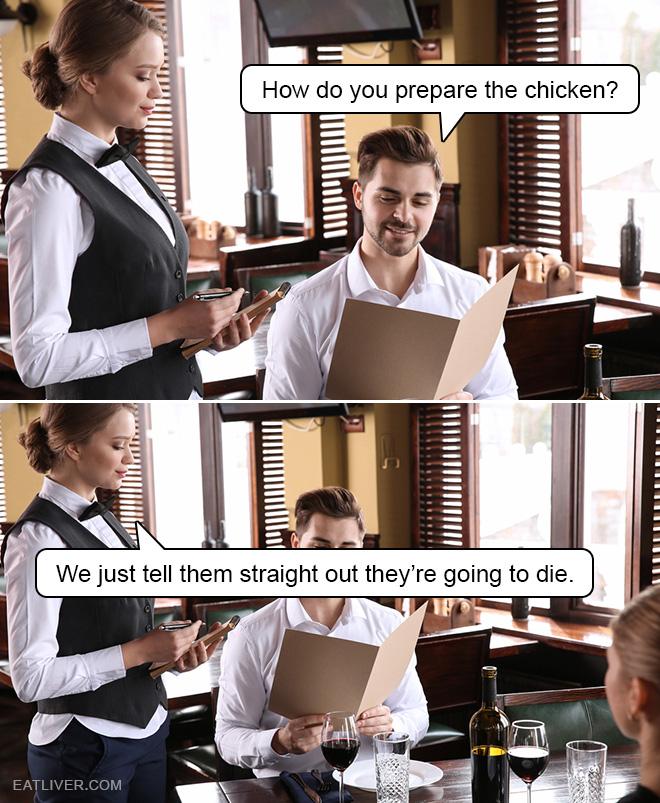 How do you prepare the chicken 2 WY I 3