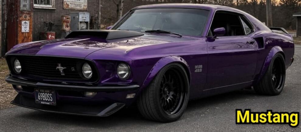 Mustang. NEW YORK 69BOSS. BOSS 429.