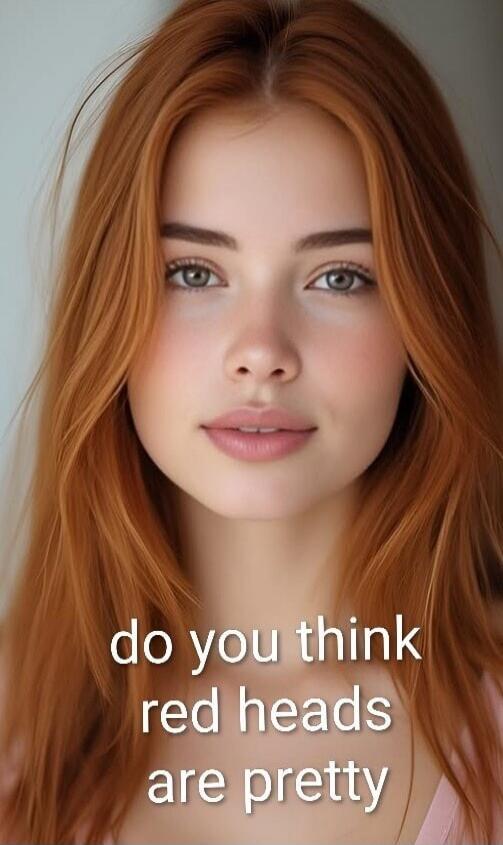 do you think red heads are pretty