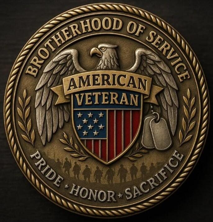 BROTHERHOOD OF SERVICE American Veteran Pride Honor Sacrifice