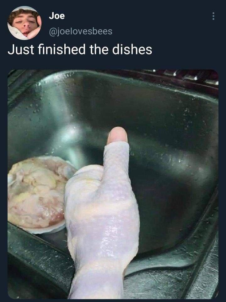 Joe joelovesbees Just finished the dishes 1009 AM 21 Jul 22 Twitter for Android 1831 Retweets 236 Quote Tweets 309K Likes