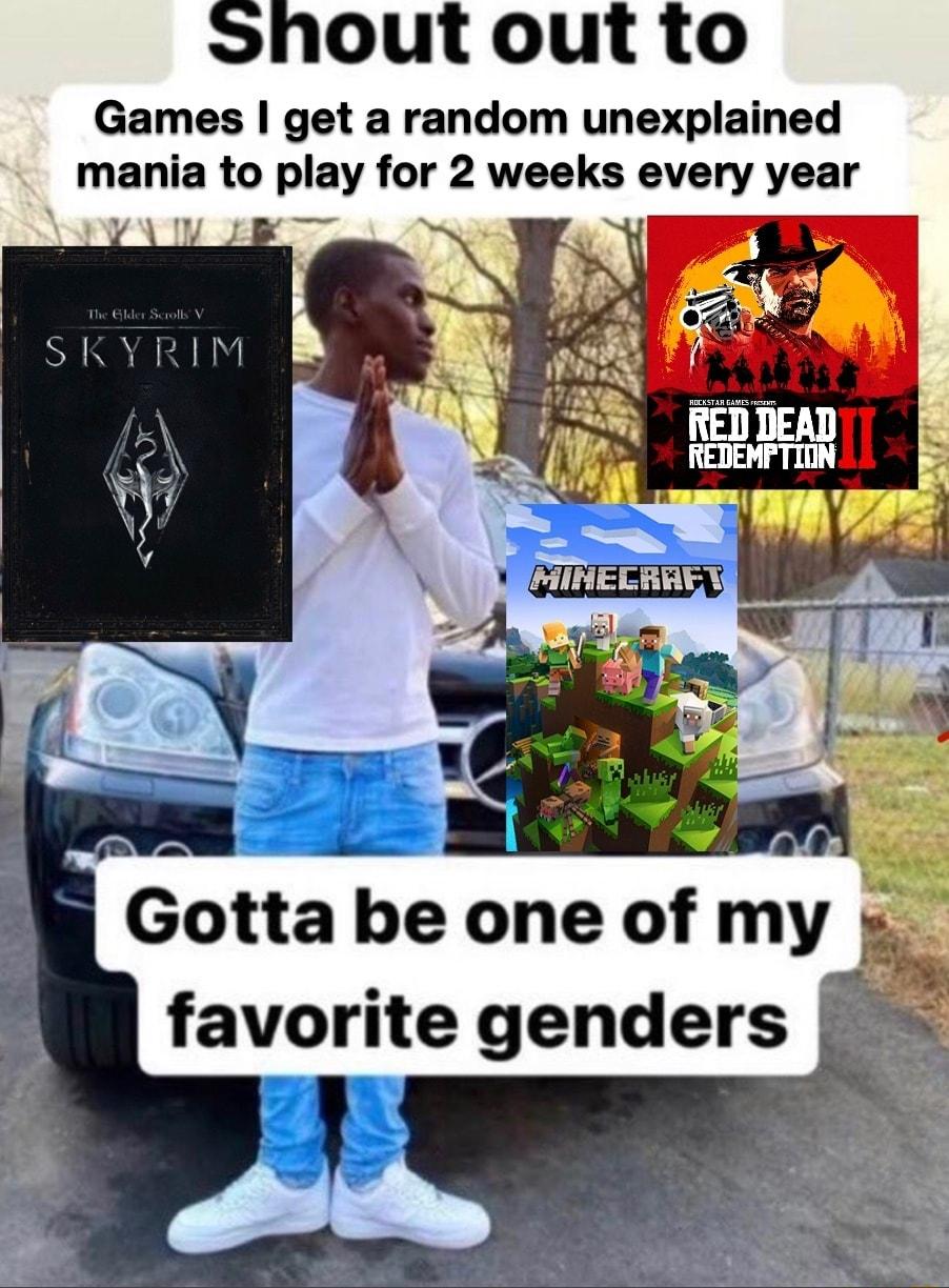 Games get a random unexplained mania to play for 2 weeks every year