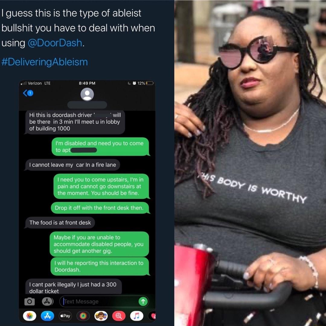 I guess this s the type of ableist bulishit you have to deal with when using ao B T EE L X