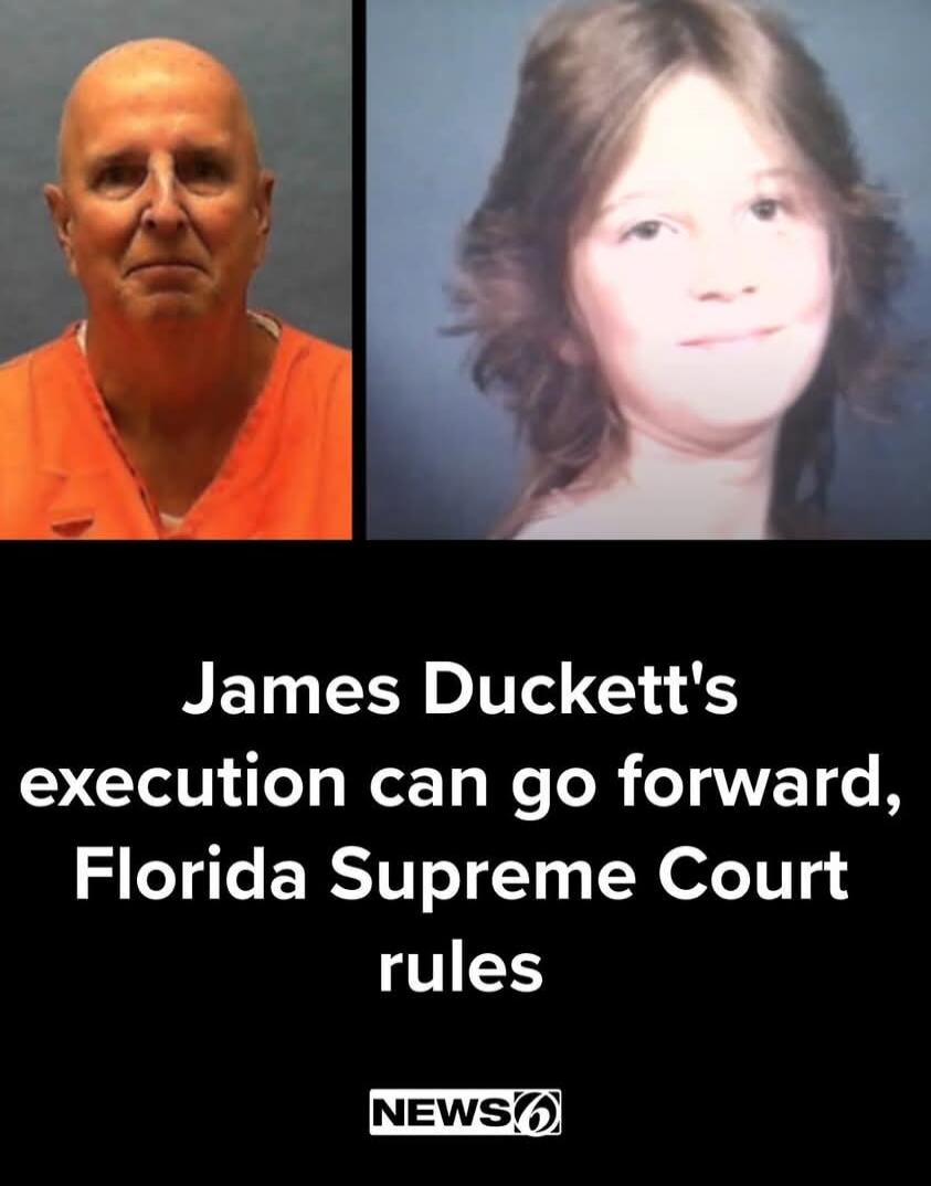 James Duckett's execution can go forward, Florida Supreme Court rules NEWS 6