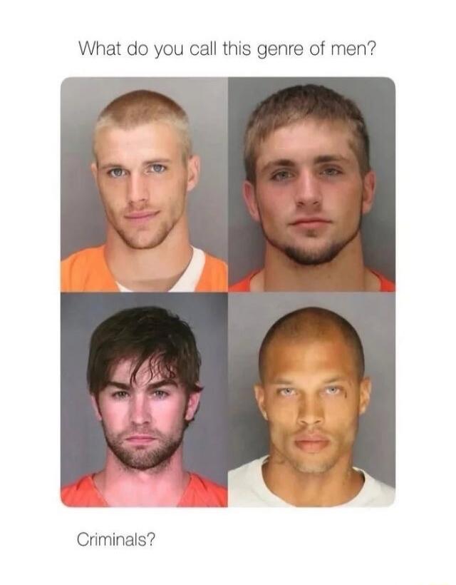 What do you call this genre of men? Criminals?