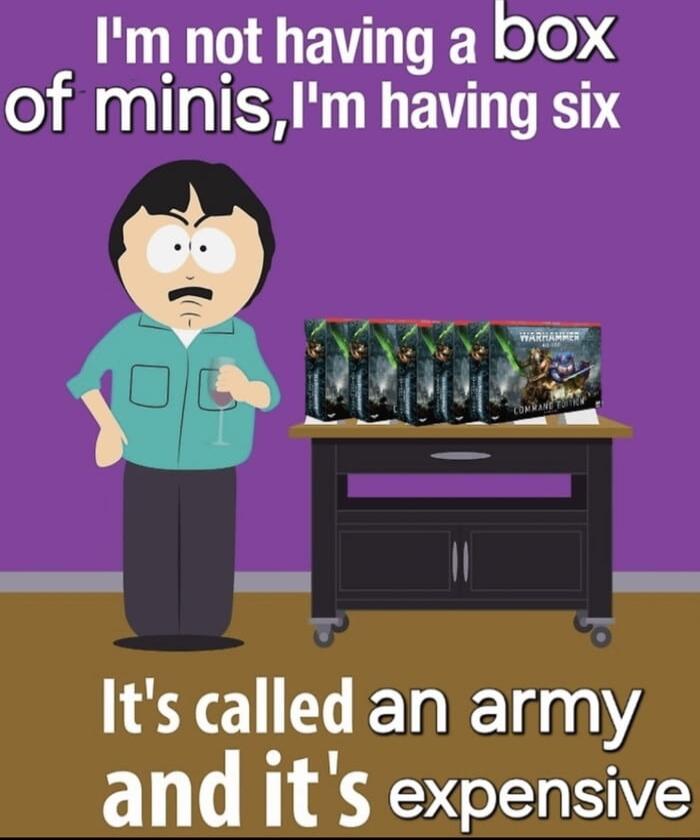 T EET R efod of minisIm having six Its called an army and its expensive