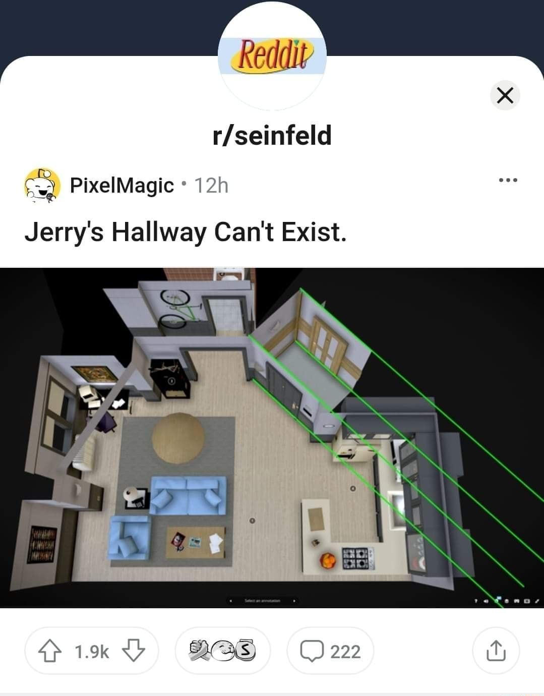 PR W X rseinfeld Qi PixelMagic 12h Jerrys Hallway Cant Exist