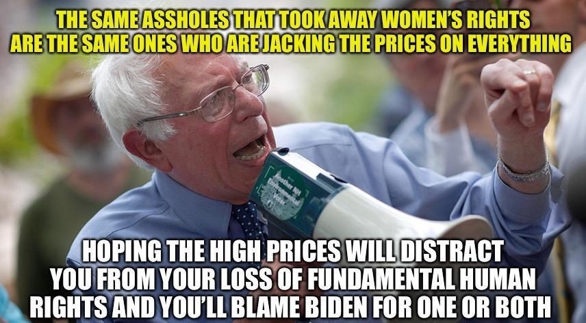 IIIIPIHE L BT VTTTEY T H YOUFROM YOUR LOSS OF FUNDAMENTAL HUMAN RIGHTS AND YOULL BLAME BIDEN FOR IIIIE ORBOTH n