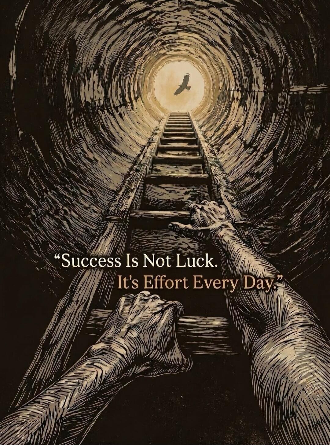 Success Is Not Luck. It's Effort Every Day.