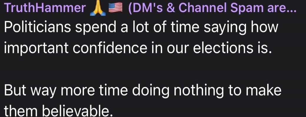 Politicians spend a lot of time saying how important confidence in our elections is. But way more time doing nothing to make them believable.