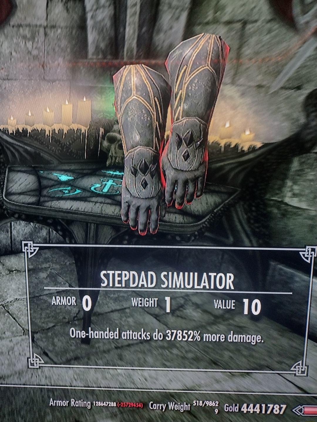 STEPDAD SIMULATOR g s f 0 Vet 11 vtwr T e R 1 Cory W 9 o6 4441787