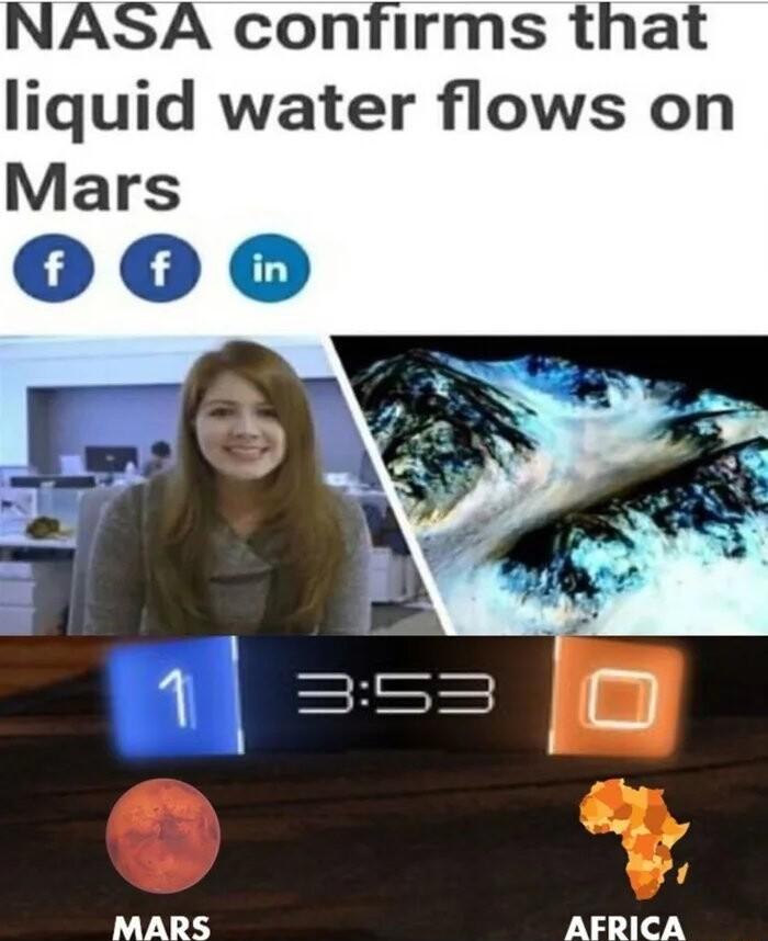 NASA confirms that liquid water flows on Mars MARS Y 3104