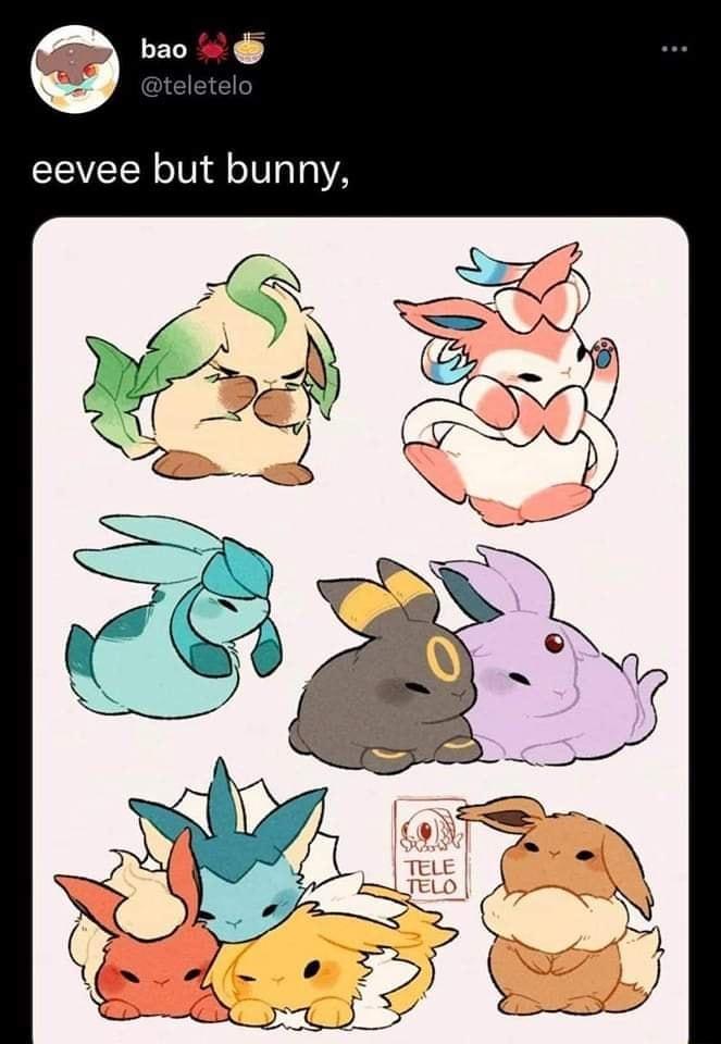 bao eevee but bunny