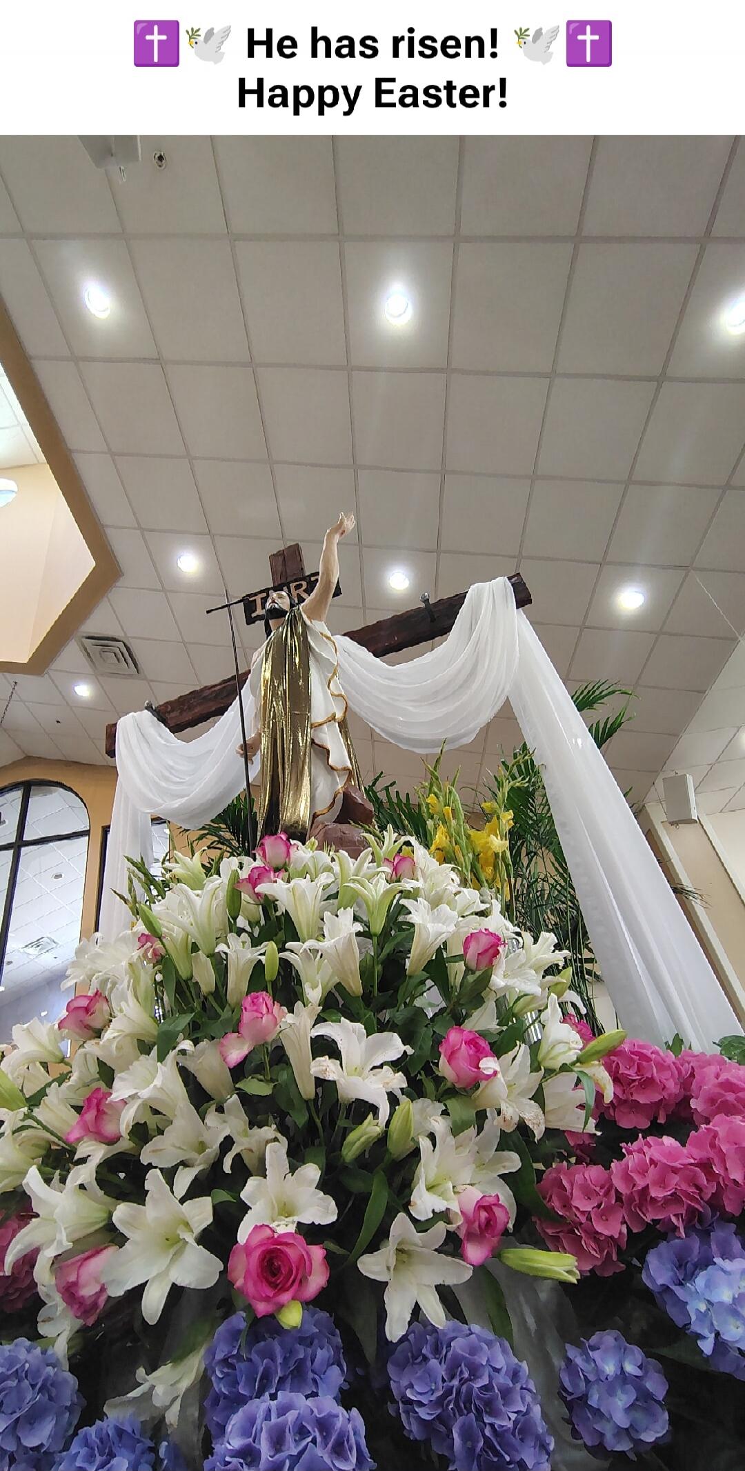 He has risen! Happy Easter!