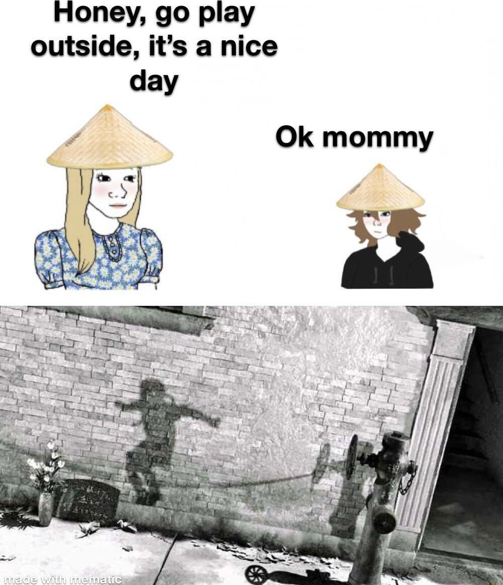 Honey go play outside its a nice