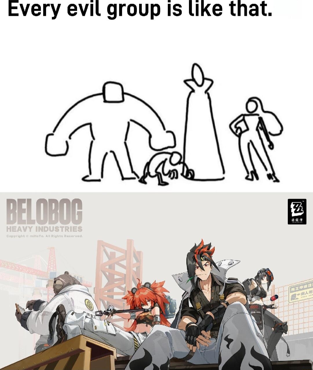 Every evil group Is like that
