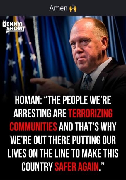 Amen 🙏 THE BENNY SHOW HOMAN: 