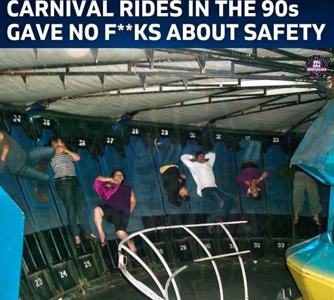 CARNIVAL RIDES IN THE 90s TN S o0 S PN To 1 NS