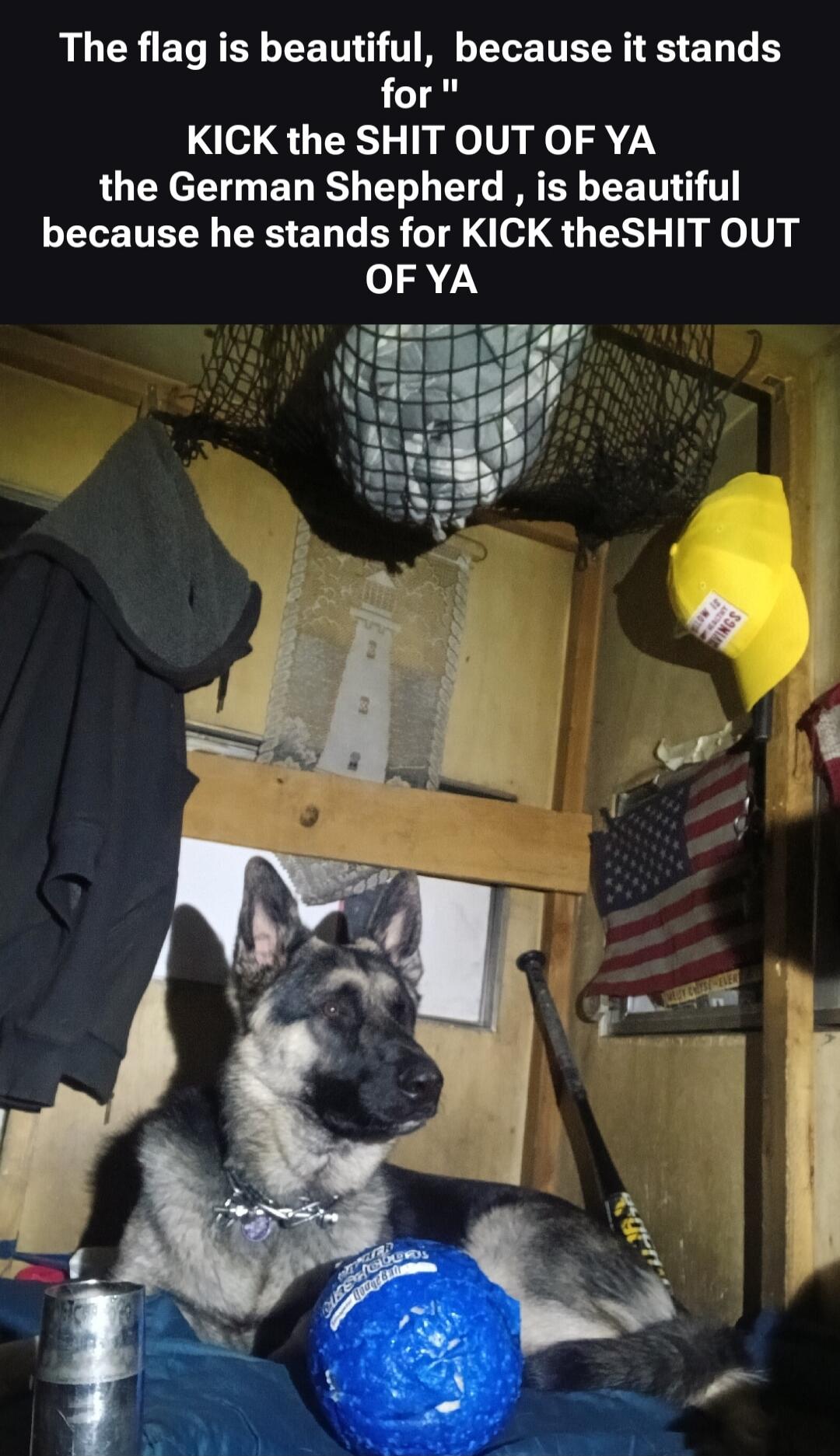 The flag is beautiful, because it stands for 