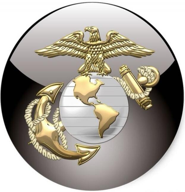 USMC emblem: eagle, globe, and anchor