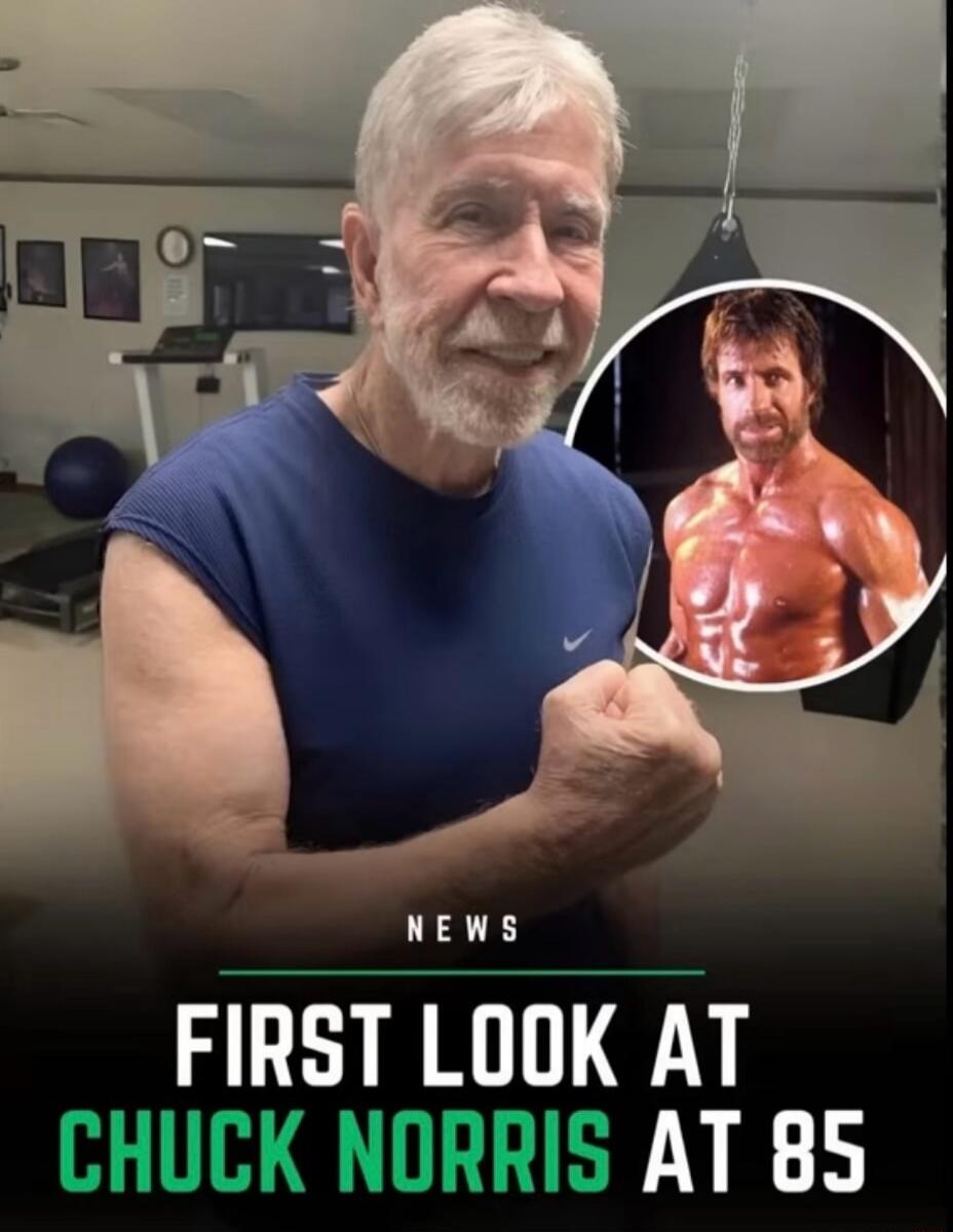 NEWS FIRST LOOK AT CHUCK NORRIS AT 85