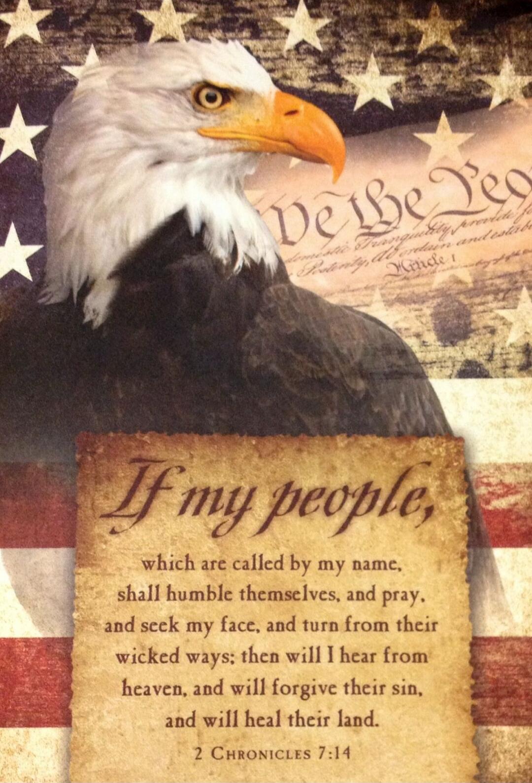 If my people, which are called by my name, shall humble themselves, and pray, and seek my face, and turn from their wicked ways; then will I hear from heaven, and will forgive their sin, and will heal their land. 2 CHRONICLES 7:14
