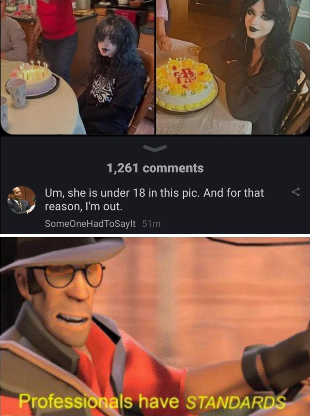 1261 comments 2 Um she is under 18 in this pic And for that M reason Im out SomeOneHadToSaylt 51m