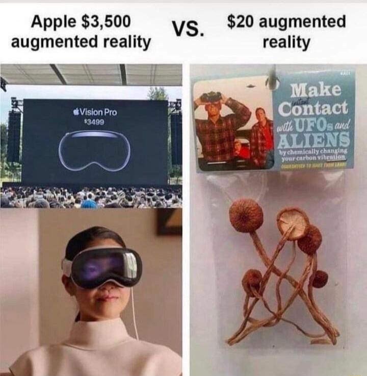 Apple 3500 VS 20 augmented augmented reality o reality