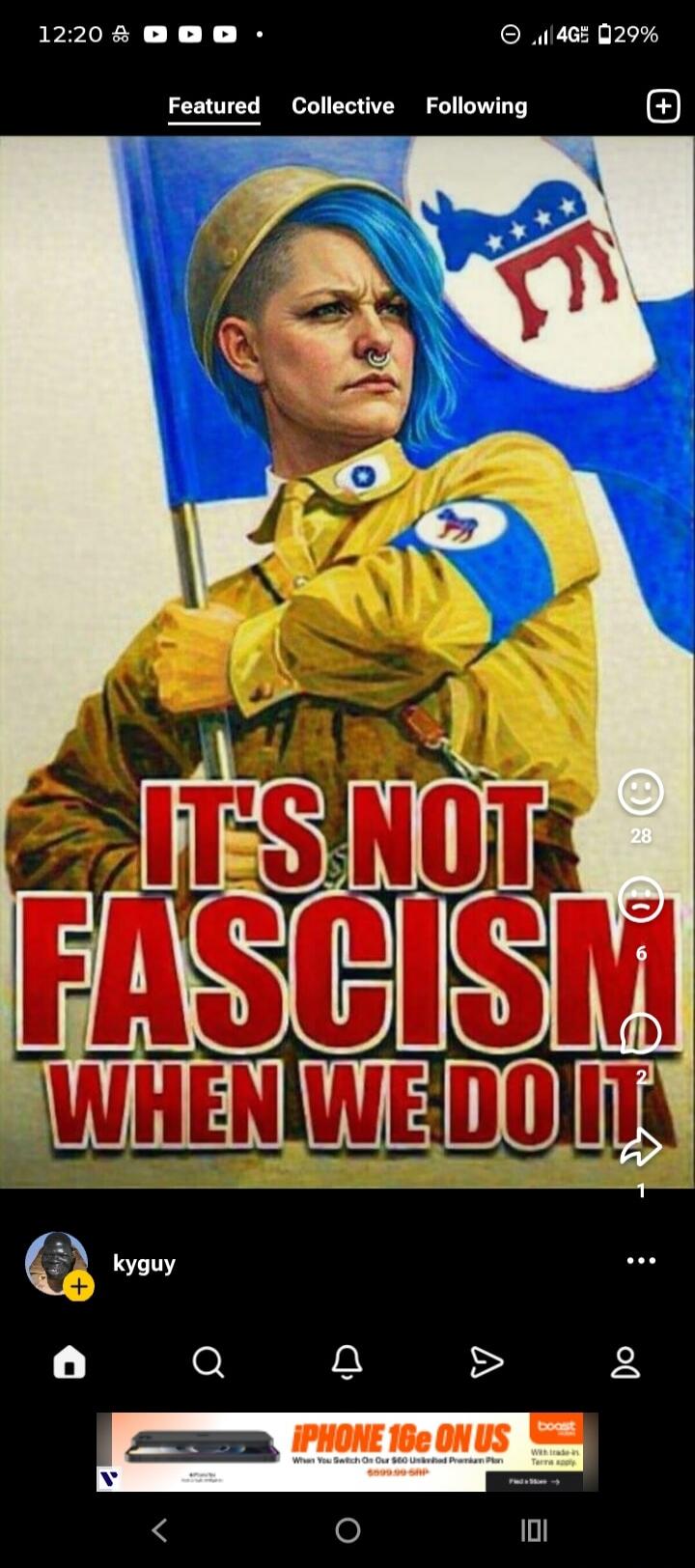 IT'S NOT FASCISM WHEN WE DO IT