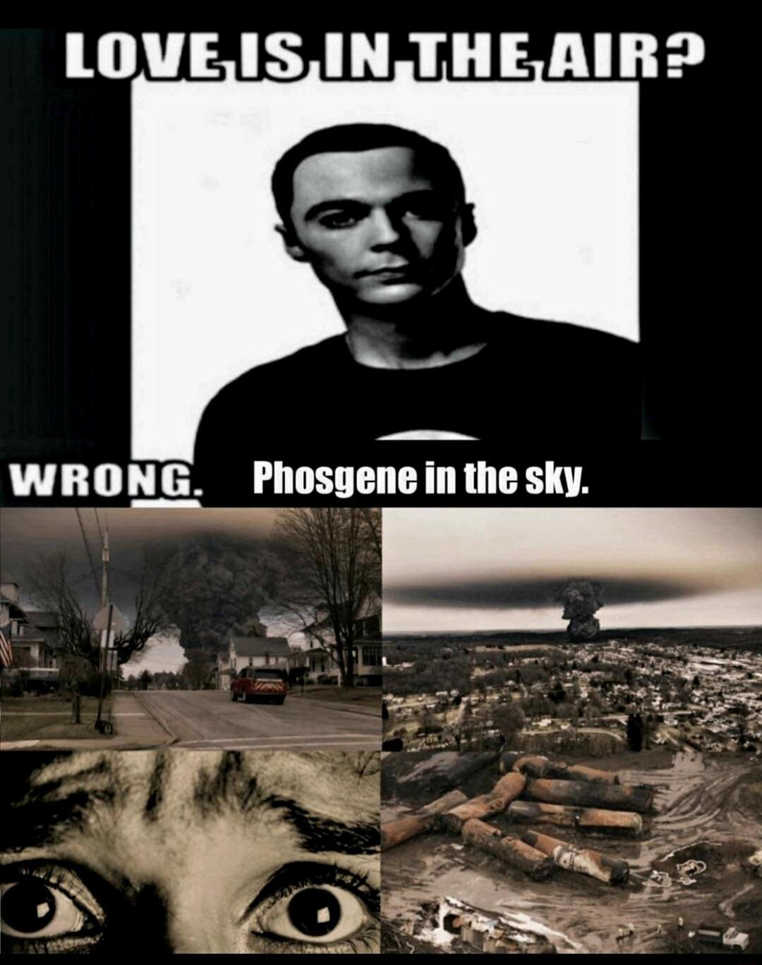 WRONG Phosgene in the sky