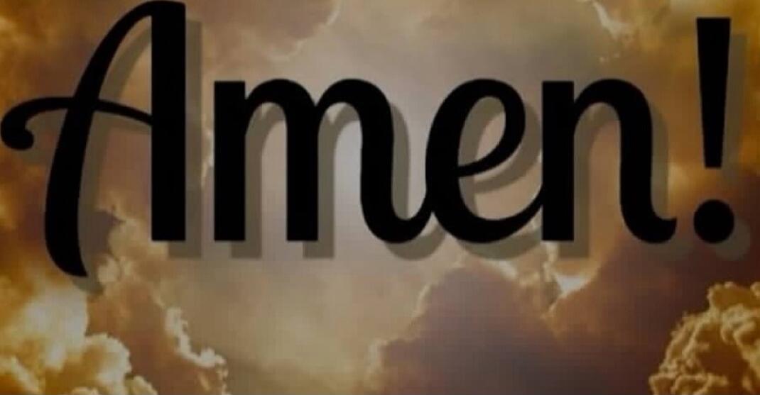 Amen!