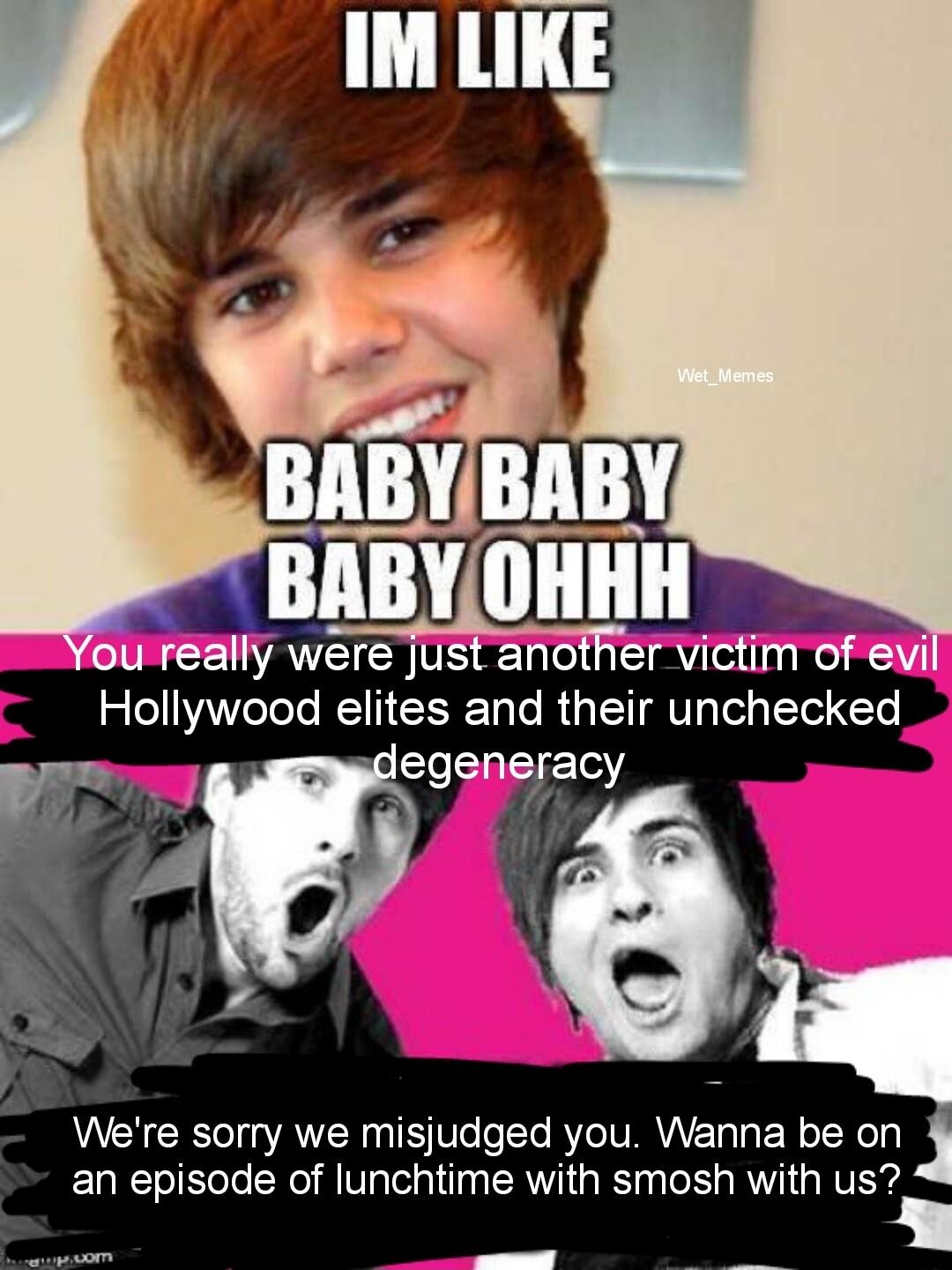 Were sorry we misjudged you Wanna be on an episode of lunchtime with smosh with us