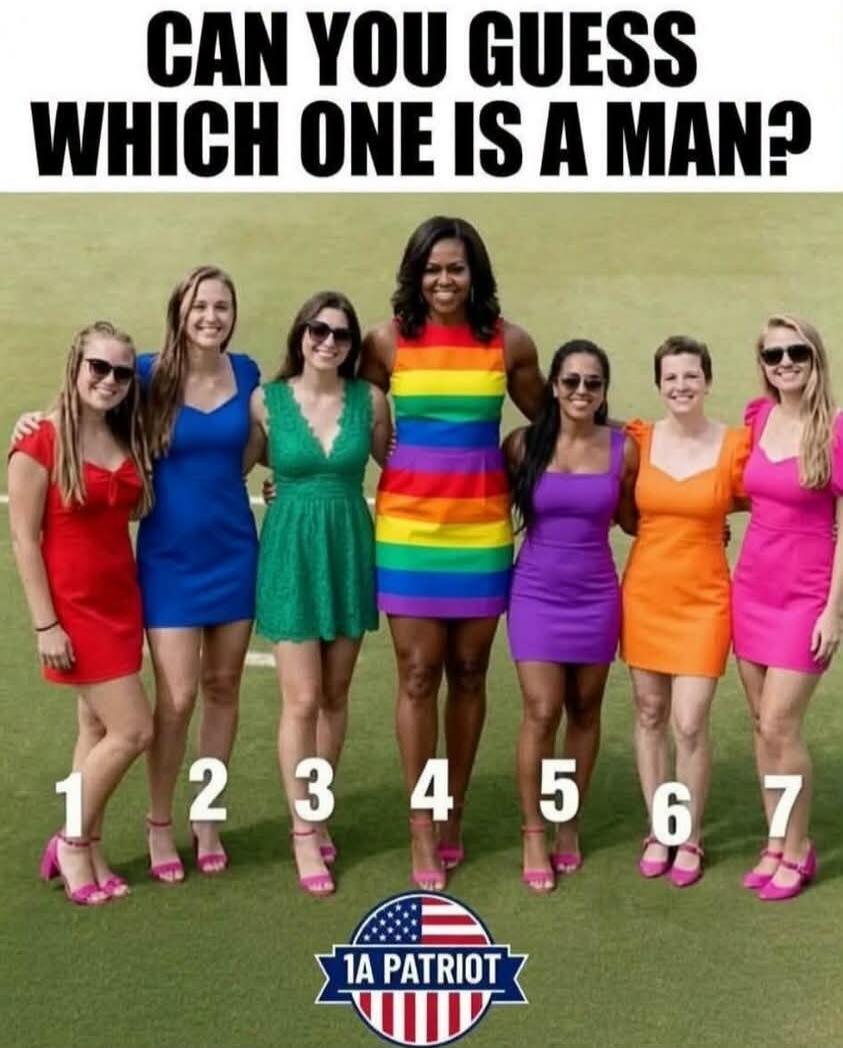 CAN YOU GUESS WHICH ONE IS A MAN? 1A PATRIOT