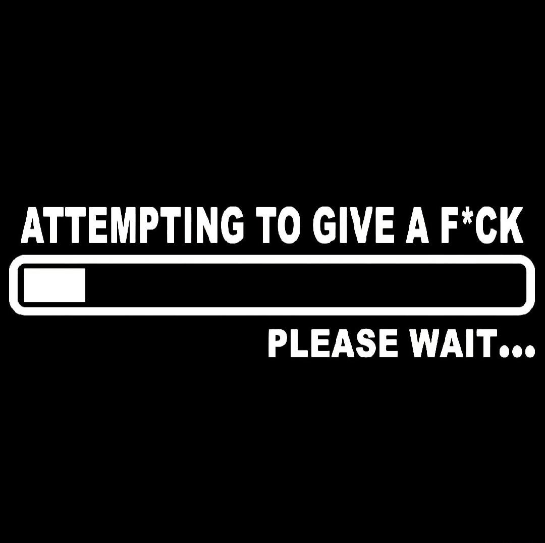 ATTEMPTING TO GIVE A F*CK PLEASE WAIT...